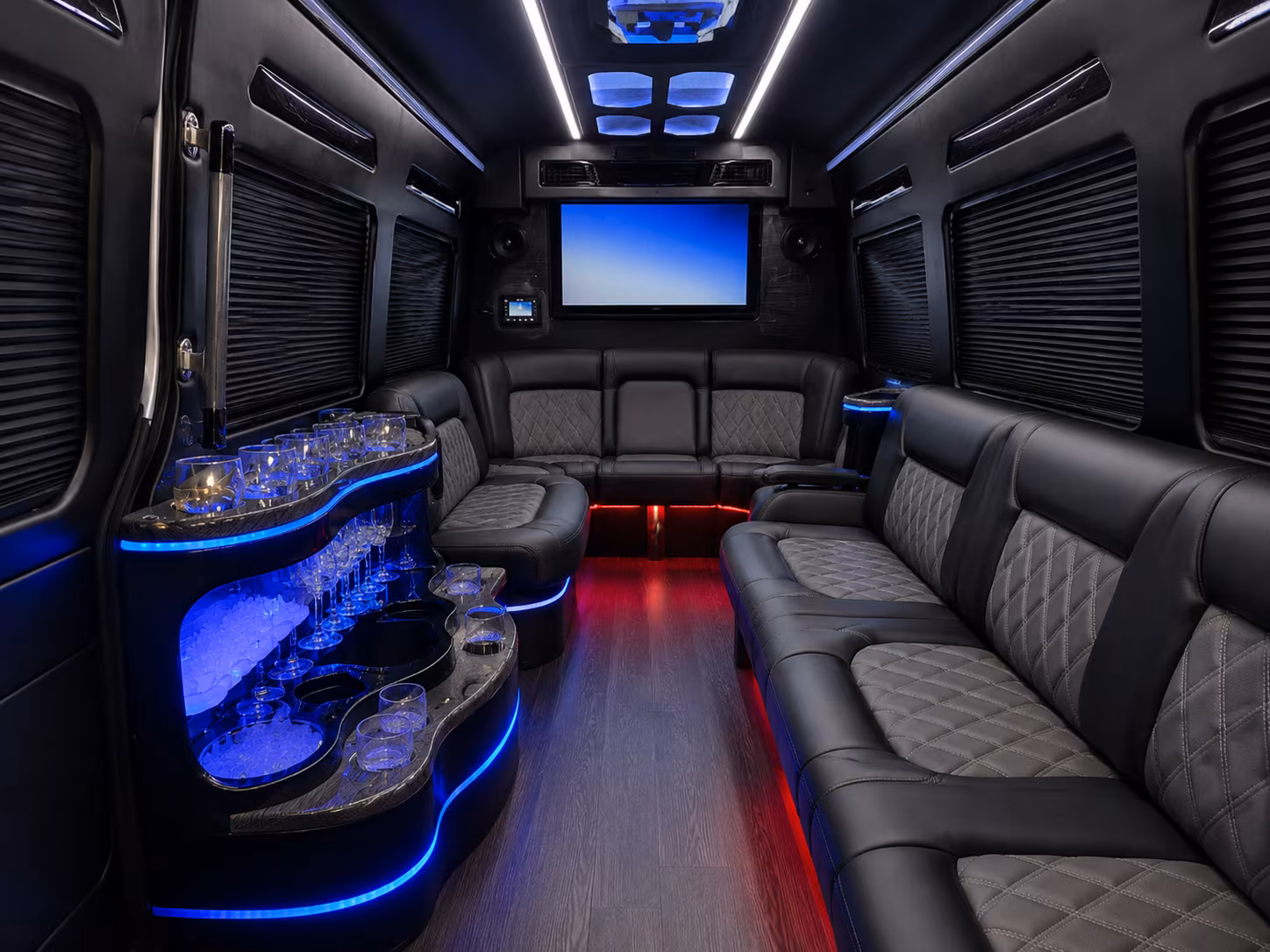 fayetteville sprinter limousine interior